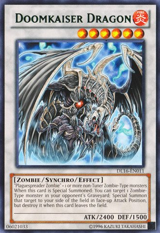 Doomkaiser Dragon (Green) [DL16-EN011] Rare | Odin's Place