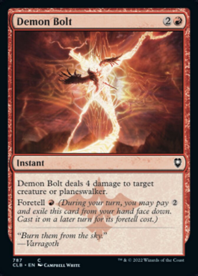 Demon Bolt [Commander Legends: Battle for Baldur's Gate] | Odin's Place