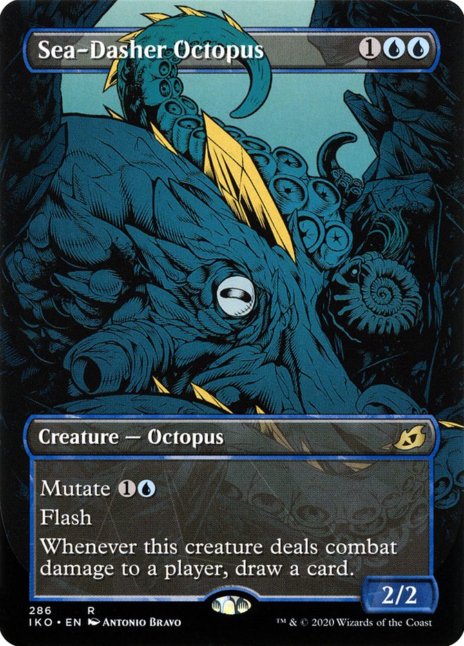 Sea-Dasher Octopus (Showcase) [Ikoria: Lair of Behemoths] | Odin's Place