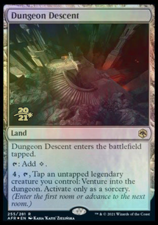 Dungeon Descent [Dungeons & Dragons: Adventures in the Forgotten Realms Prerelease Promos] | Odin's Place