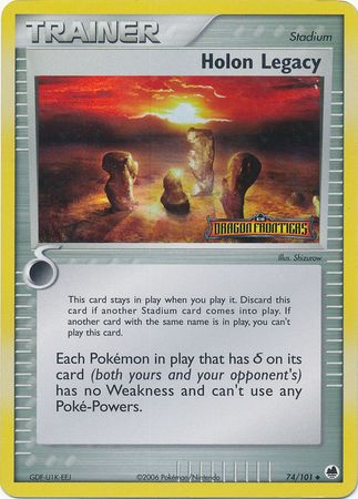 Holon Legacy (74/101) (Stamped) [EX: Dragon Frontiers] | Odin's Place