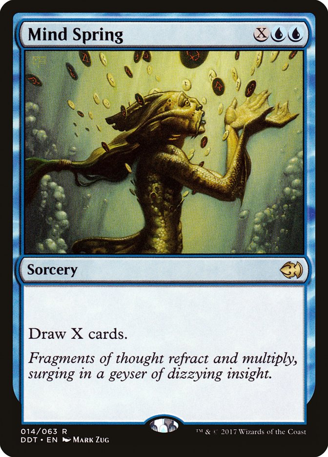 Mind Spring (14) [Duel Decks: Merfolk vs. Goblins] | Odin's Place