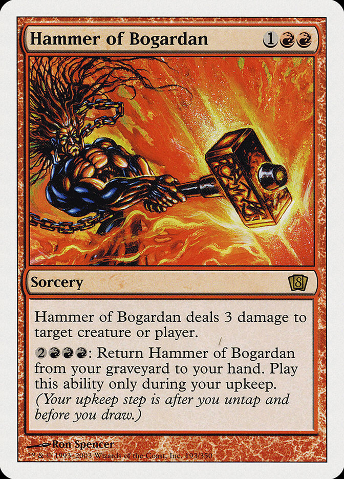 Hammer of Bogardan (193) [Eighth Edition] | Odin's Place