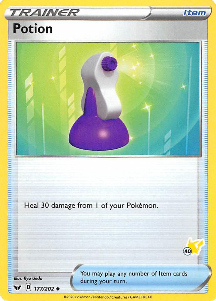 Potion (177/202) (Pikachu Stamp #40) [Battle Academy 2022] | Odin's Place