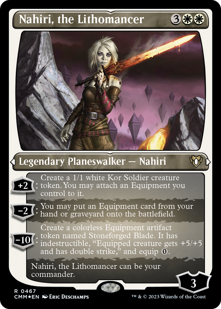 Nahiri, the Lithomancer (Foil Etched) [Commander Masters] | Odin's Place