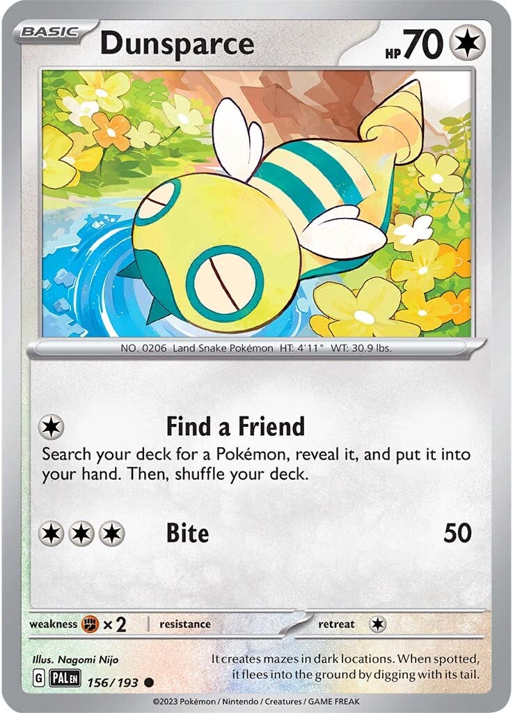 Dunsparce (156/193) [Scarlet & Violet: Paldea Evolved] | Odin's Place