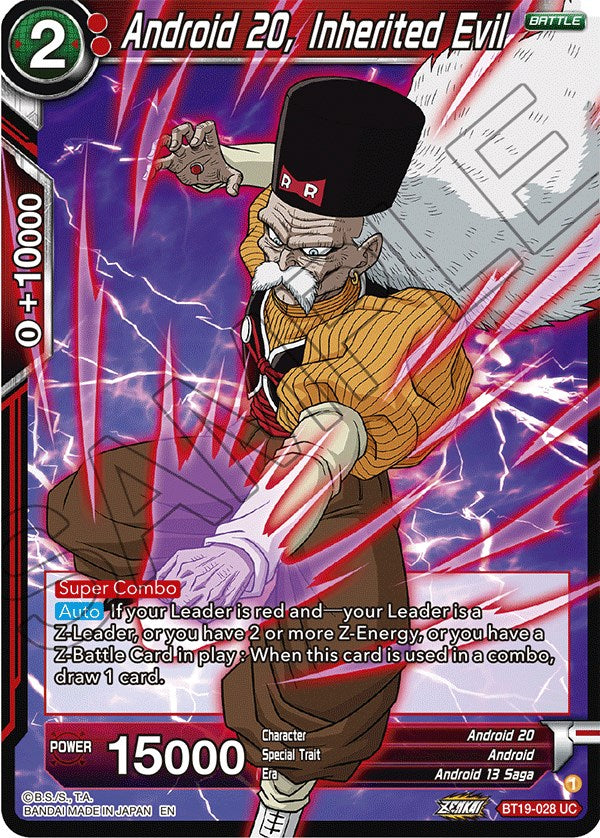 Android 20, Inherited Evil (BT19-028) [Fighter's Ambition] | Odin's Place