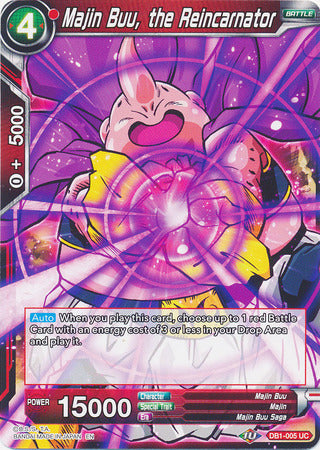 Majin Buu, the Reincarnator (DB1-005) [Dragon Brawl] | Odin's Place