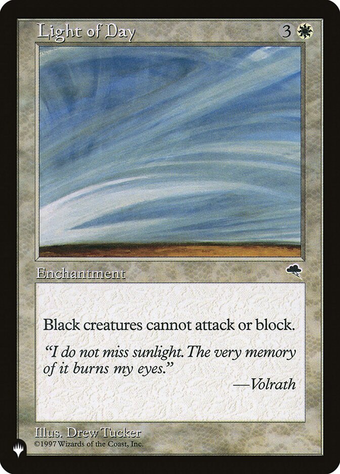 Light of Day [The List] | Odin's Place