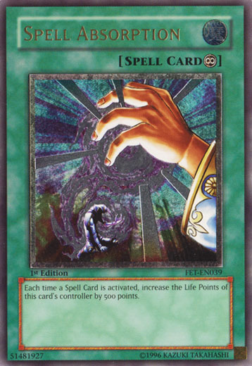 Spell Absorption [FET-EN039] Ultimate Rare | Odin's Place