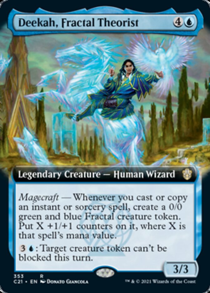 Deekah, Fractal Theorist (Extended Art) [Commander 2021] | Odin's Place