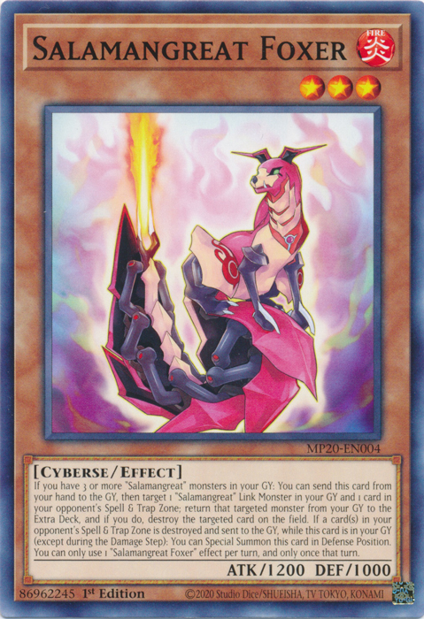 Salamangreat Foxer [MP20-EN004] Common | Odin's Place
