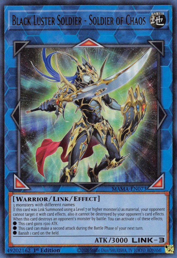 Black Luster Soldier - Soldier of Chaos [MAMA-EN073] Ultra Rare | Odin's Place