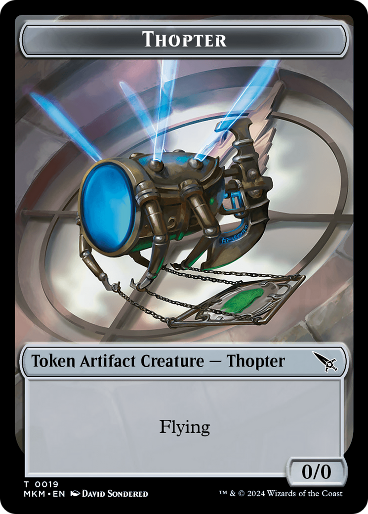 Thopter Token (0019) [Murders at Karlov Manor Tokens] | Odin's Place