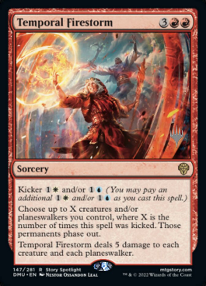 Temporal Firestorm (Promo Pack) [Dominaria United Promos] | Odin's Place