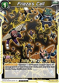 Frieza's Call (OTAKON 2019) (BT1-109_PR) [Promotion Cards] | Odin's Place