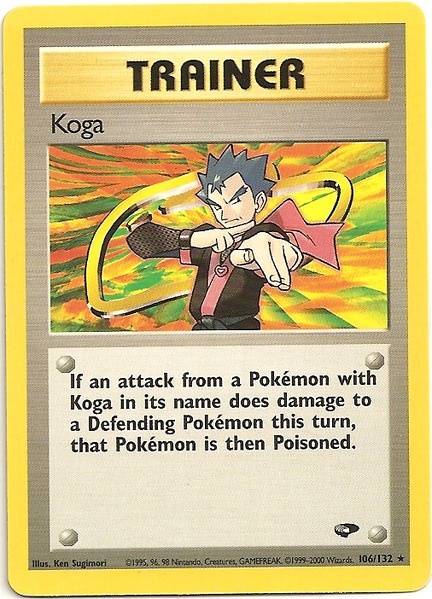 Koga (106/132) [Gym Challenge Unlimited] | Odin's Place