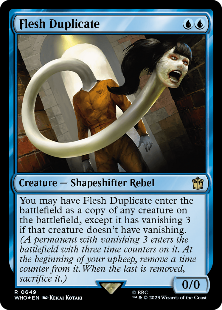 Flesh Duplicate (Surge Foil) [Doctor Who] | Odin's Place