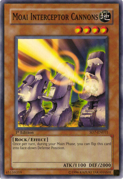 Moai Interceptor Cannons [SD7-EN011] Common | Odin's Place
