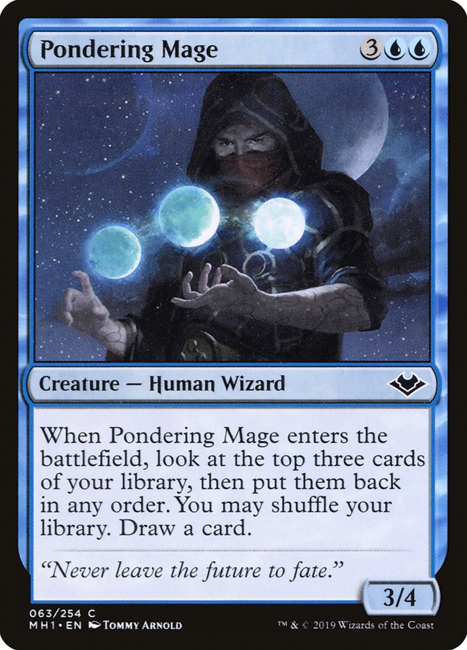 Pondering Mage (63) [Modern Horizons] | Odin's Place