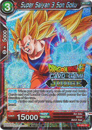 Super Saiyan 3 Son Goku (P-003) [Judge Promotion Cards] | Odin's Place