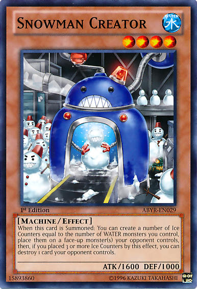 Snowman Creator [ABYR-EN029] Common | Odin's Place
