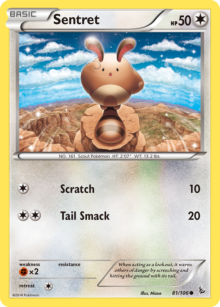 Sentret (81/106) [XY: Flashfire] | Odin's Place