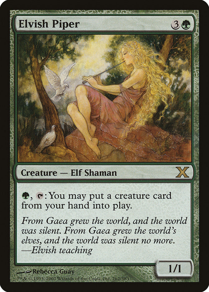 Elvish Piper (262) [Tenth Edition] | Odin's Place