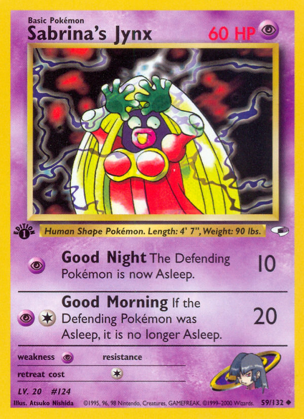 Sabrina's Jynx (59/132) [Gym Heroes 1st Edition] | Odin's Place