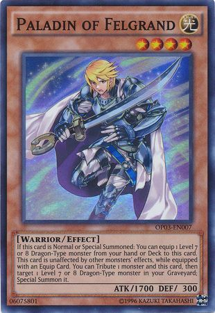 Paladin of Felgrand [OP03-EN007] Super Rare | Odin's Place