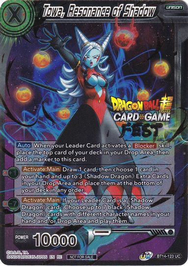 Towa, Resonance of Shadow (Card Game Fest 2022) (BT14-123) [Tournament Promotion Cards] | Odin's Place