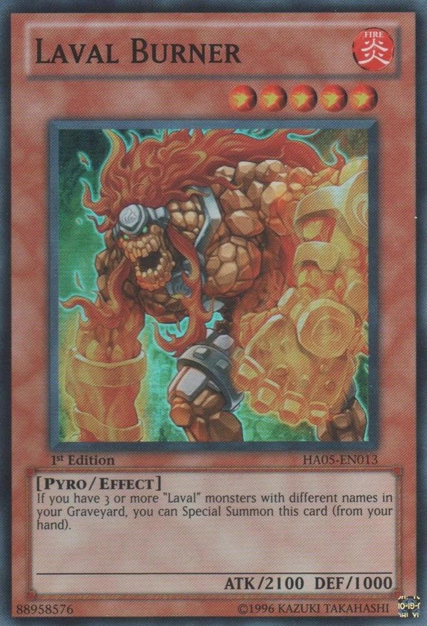 Laval Burner [HA05-EN013] Super Rare | Odin's Place