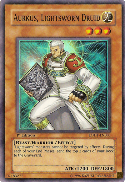 Aurkus, Lightsworn Druid [LODT-EN081] Super Rare | Odin's Place