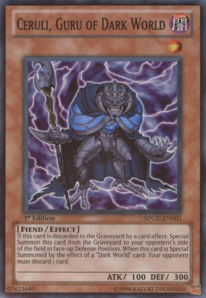 Ceruli, Guru of Dark World [SDGU-EN003] Super Rare | Odin's Place
