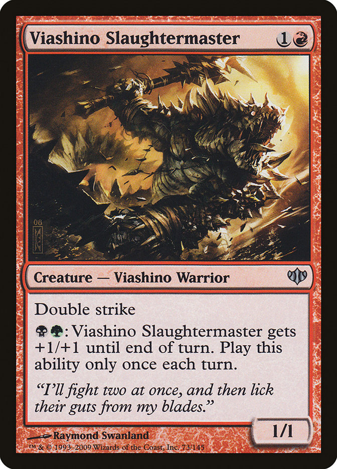 Viashino Slaughtermaster (73) [Conflux] | Odin's Place
