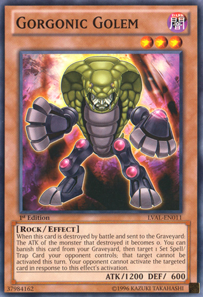Gorgonic Golem [LVAL-EN011] Common | Odin's Place