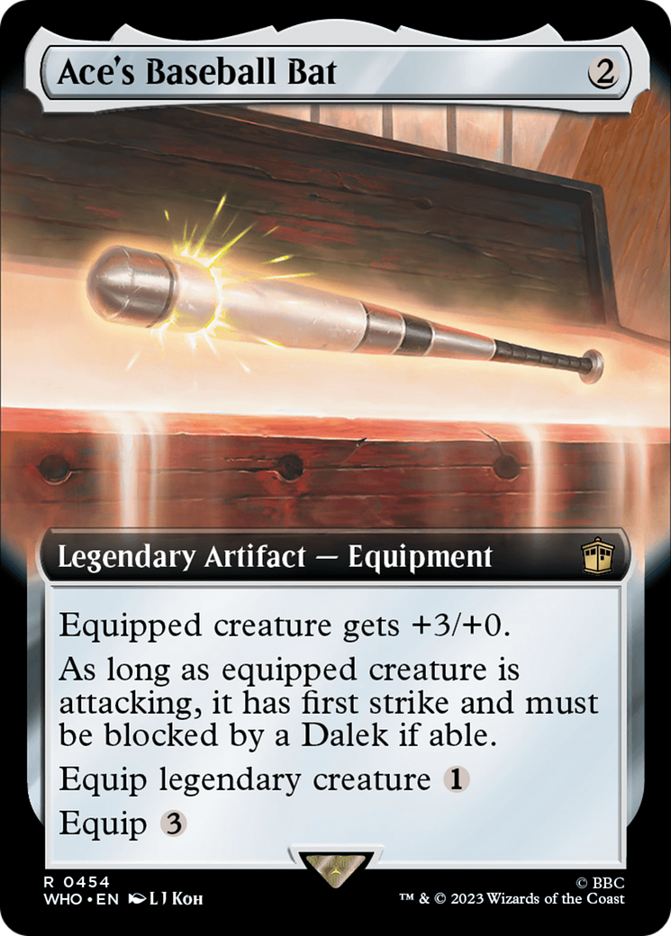 Ace's Baseball Bat (Extended Art) [Doctor Who] | Odin's Place