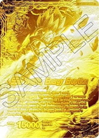 Son Goku & Vegeta // SSB Vegito, Energy Eruption (Championship Final 2019) (Gold Metal Foil) (BT7-025_PR) [Tournament Promotion Cards] | Odin's Place