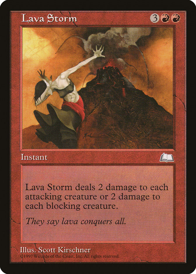 Lava Storm (110) [Weatherlight] | Odin's Place