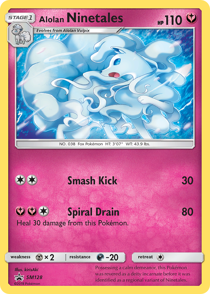 Alolan Ninetales (SM128) [Sun & Moon: Black Star Promos] | Odin's Place