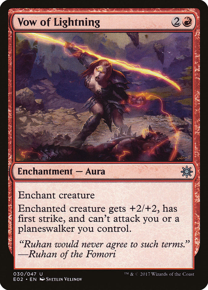 Vow of Lightning (30) [Explorers of Ixalan] | Odin's Place