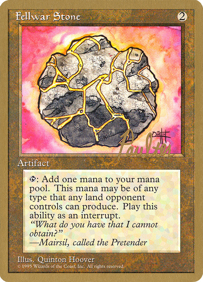 Fellwar Stone (Preston Poulter) [Pro Tour Collector Set] | Odin's Place