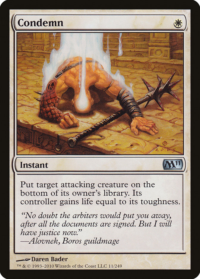 Condemn (11) [Magic 2011] | Odin's Place