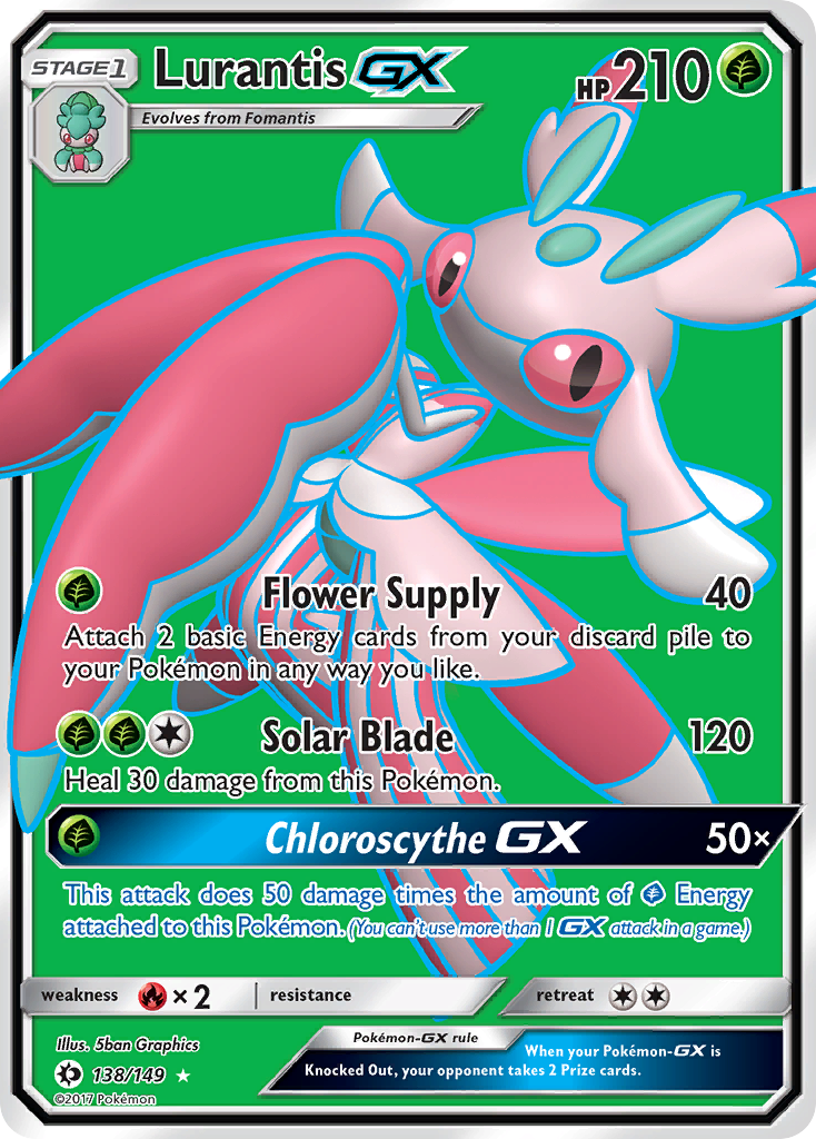 Lurantis GX (138/149) [Sun & Moon: Base Set] | Odin's Place