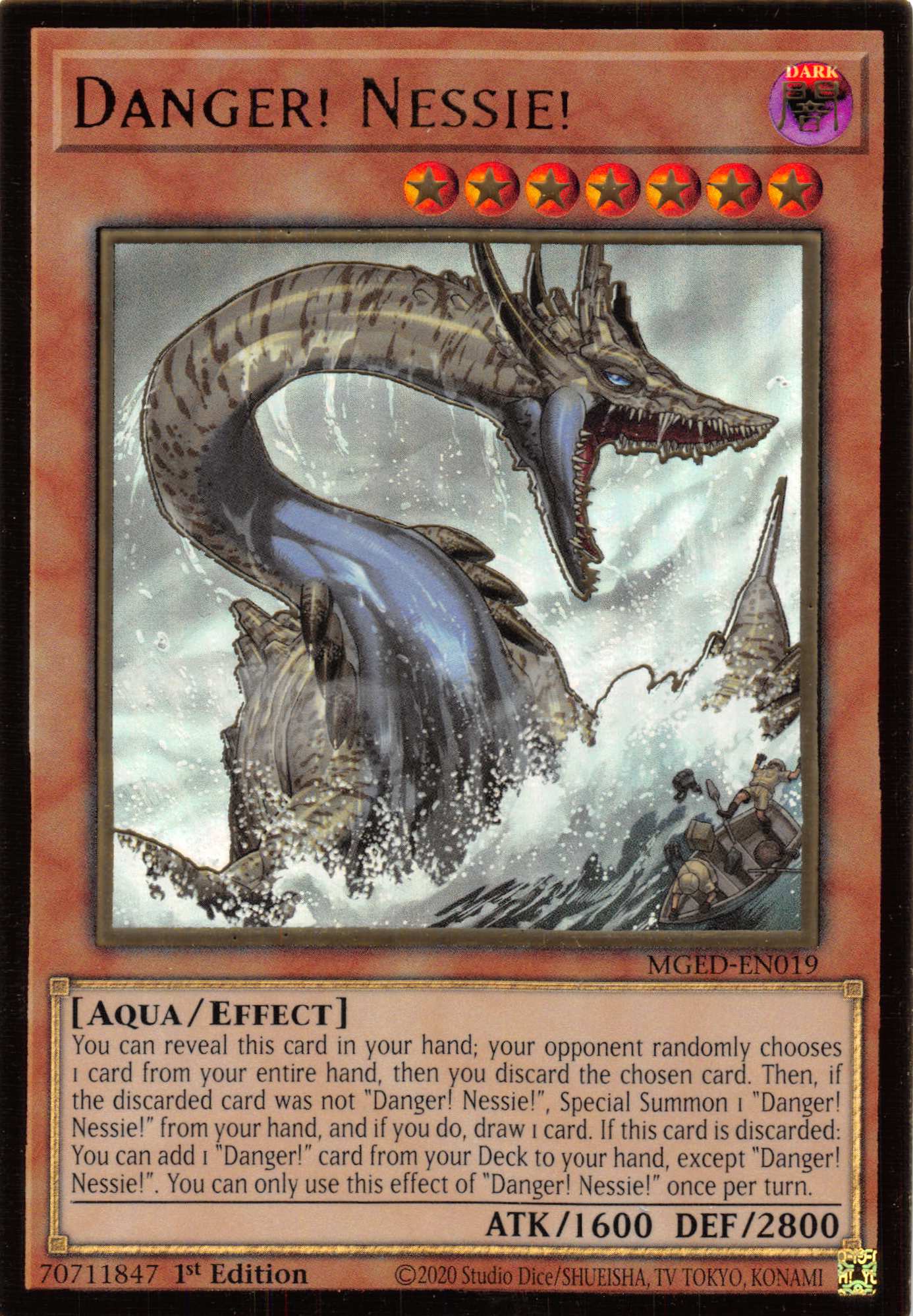 Danger! Nessie! [MGED-EN019] Gold Rare | Odin's Place