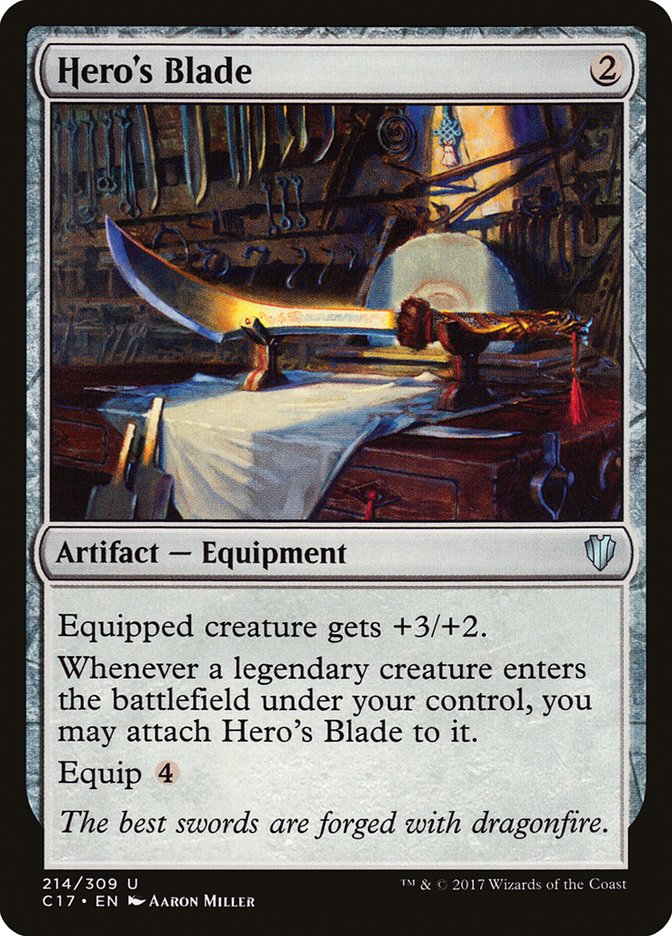 Hero's Blade (214) [Commander 2017] | Odin's Place