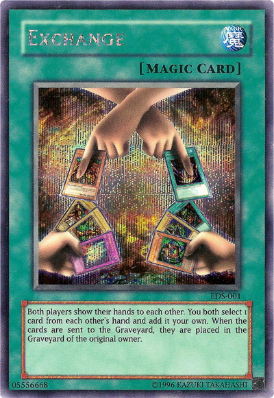 Exchange [EDS-001] Secret Rare | Odin's Place