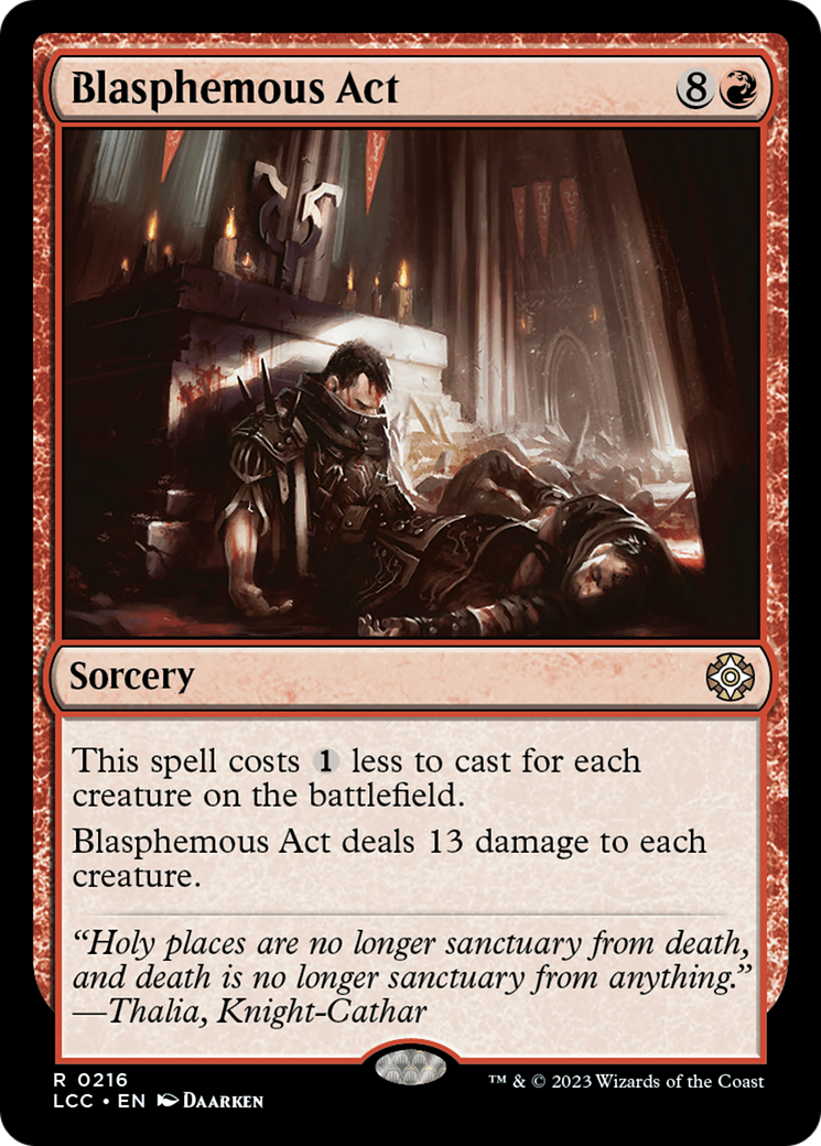 Blasphemous Act [The Lost Caverns of Ixalan Commander] | Odin's Place