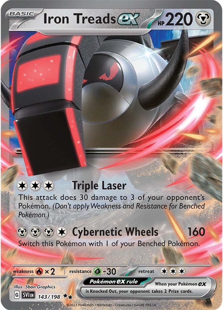 Iron Treads ex (143/198) [Scarlet & Violet: Base Set] | Odin's Place