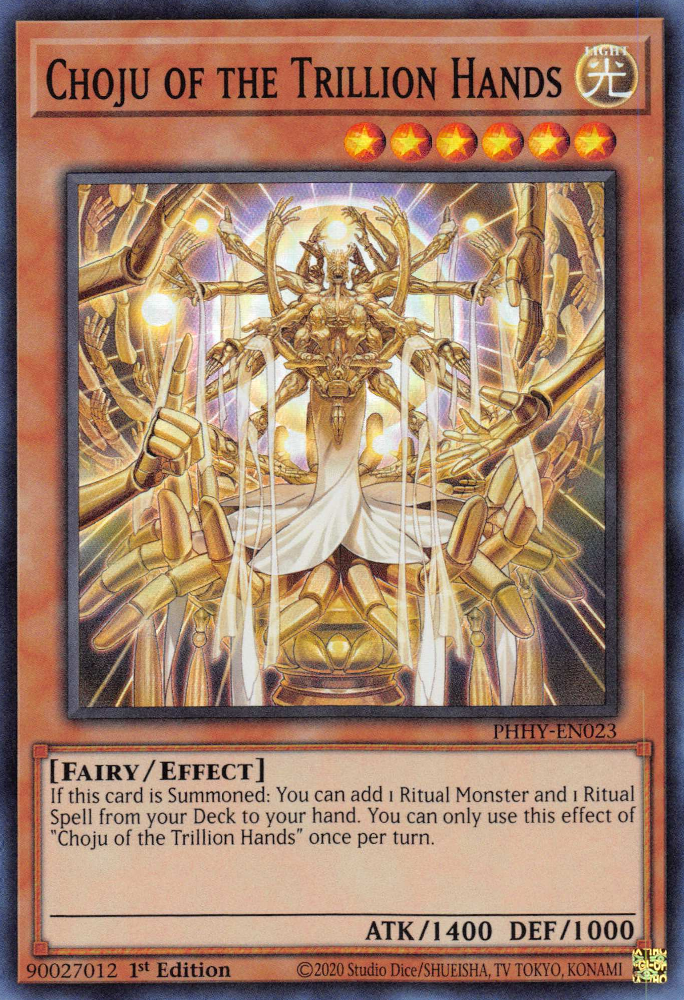 Choju of the Trillion Hands [PHHY-EN023] Super Rare | Odin's Place